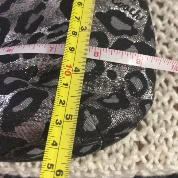 Coach Black and Silver Leopard Crossbody Bag - Picture 6 of 6